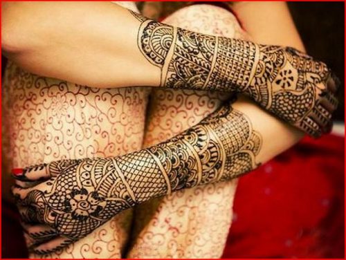 Bridal mehendi design latest