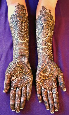 Mehndi design for full hand