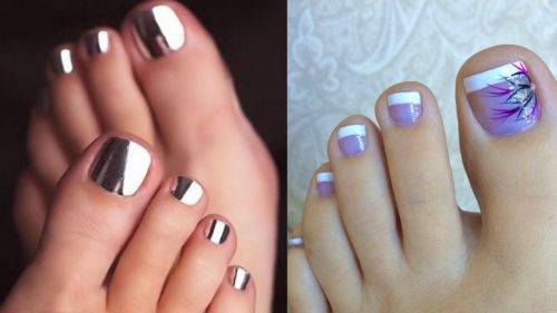 New Trendy foot nail art