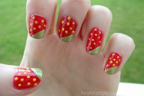 Cherry Stule nail art