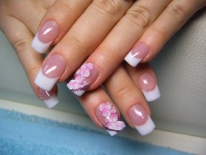 many pink shades nail art