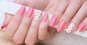 70’s style nail art