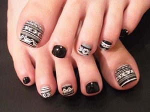 Foot nail art