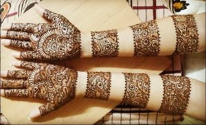 Beautiful mehendi full hand design