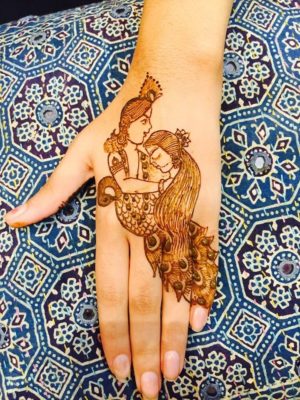 My Love style mehendi design