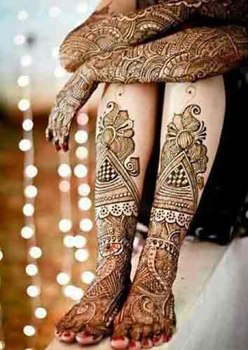 Full Bridal Mehendi get up