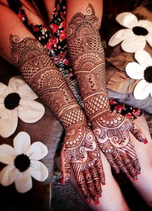Bridal beautiful mehendi design