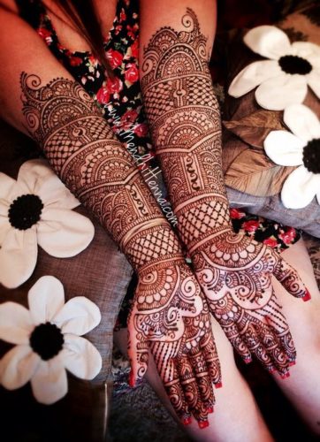 Bridal beautiful mehendi design