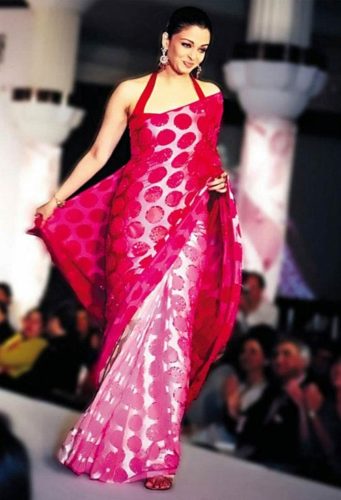 Pink designer Saaree
