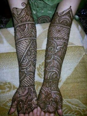 Arabaic mehendi designs full hand