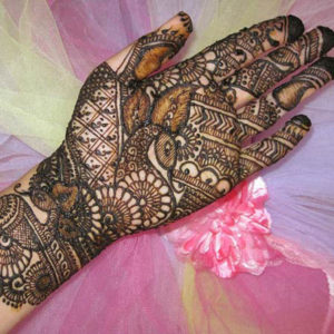 Latest Shading style Arabic Mehendi design