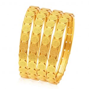 Sukkhi Jewellery Bangle for Women (Golden) (32083BGLDPP400_2.6)