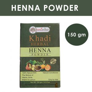 KHADI RISHIKESH Herbal Heena Powder Natural Hair Conditoner Pack 150Gm
