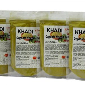 KHADI Omorose Mehendi Hena Leaves Powder -Pack of 4 x 100 g