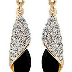 Shining Diva Fashion High Quality AAA 18k Gold Plated Crystal Stylish Fancy Party Wear Earrings For Women & Girls