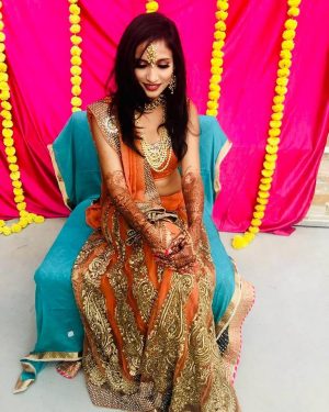 Mehendi Design on Bride