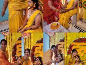 Mehendi day Celebration. Mehendi celebration with family