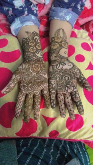 Party Mehendi Design by Nargish